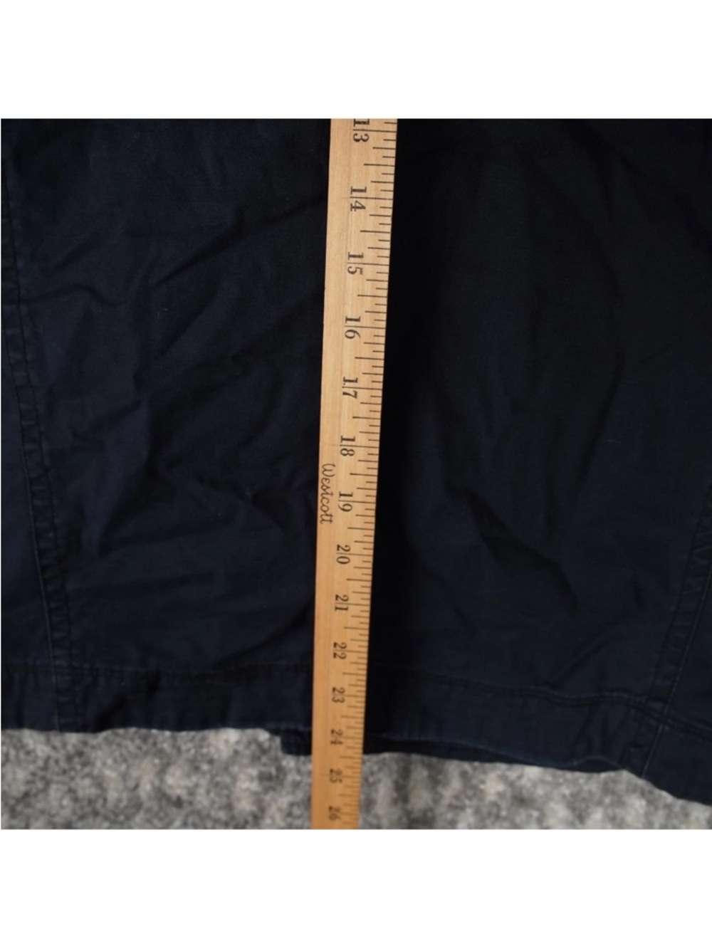 Quiksilver Cotton Utility Shacket Kids Large 16-18 Blue Jacket Washed Button - Picture 11 of 13